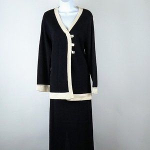 Vintage 1998 Dia NWT Sweater + Skirt Suit Set